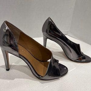Calvin Klein 3.5” Silver Heels - Size 7